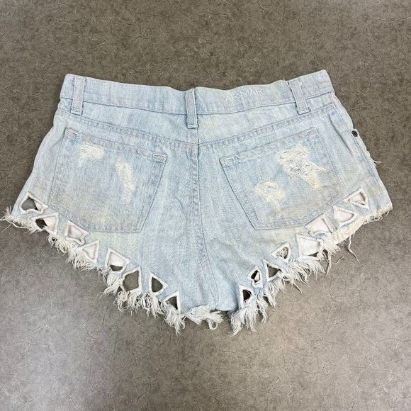 LF Cutoff Denim Shorts - Picture 2 of 3